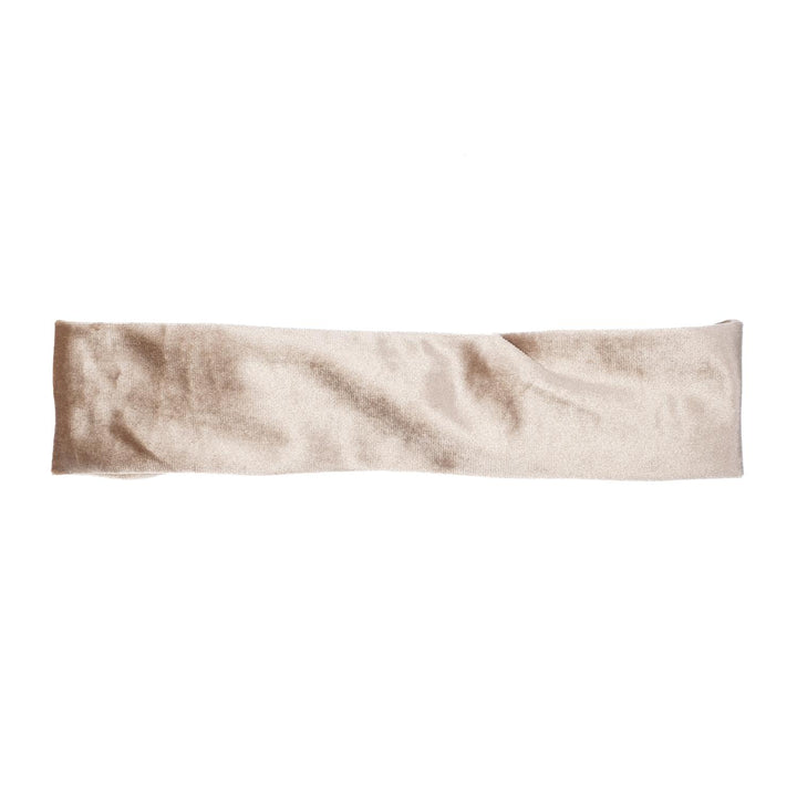 Velvet Headband - Sparkled champagne