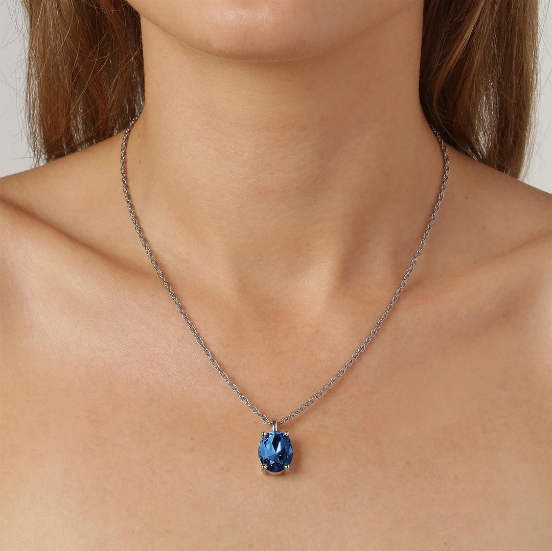 Barga Necklace - SS/Royal Blue