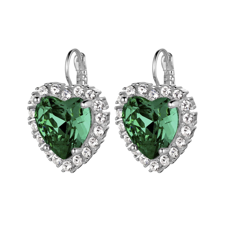 Felicia Earring - SS/Emerald Green