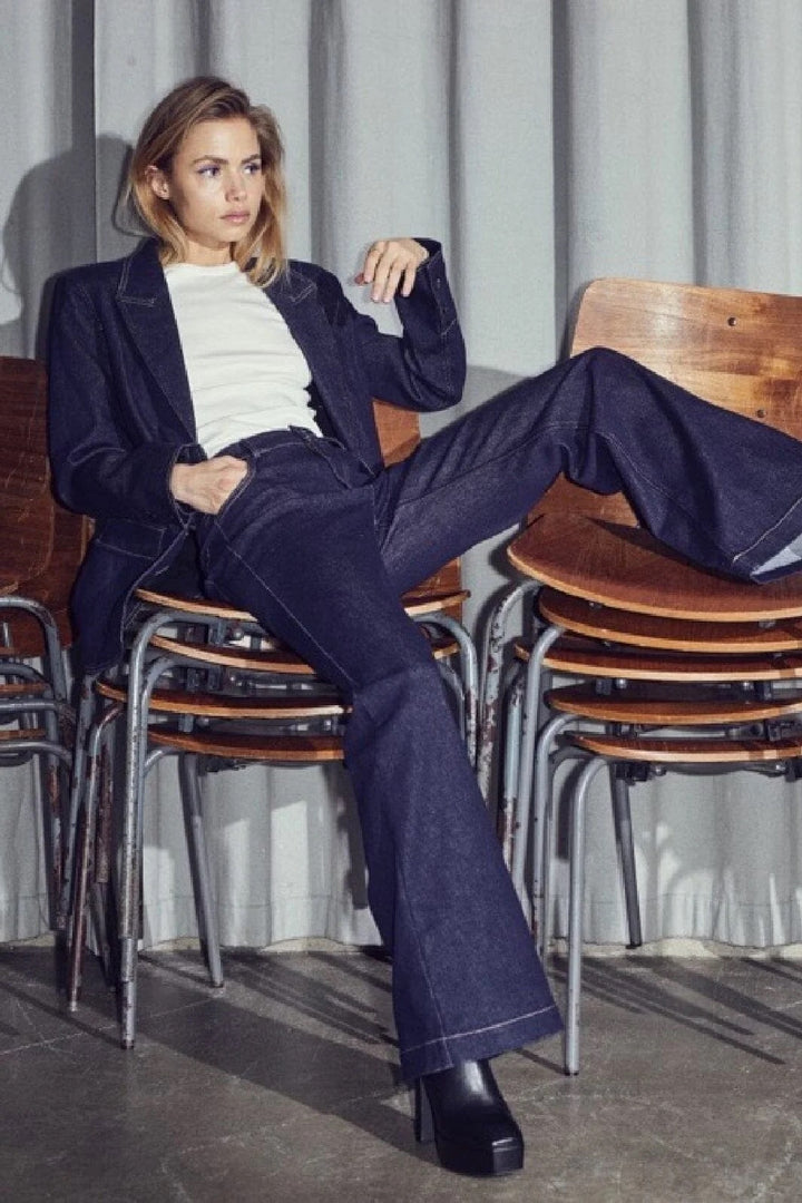 Duncan Denim Blazer - Dark Denim