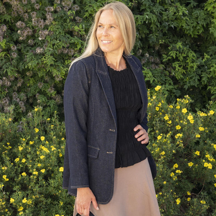 Duncan Denim Blazer - Dark Denim