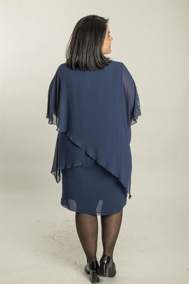 Godske Kjole m/Strass - Navy