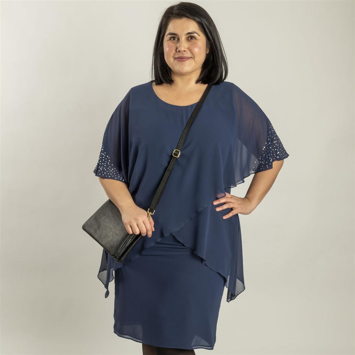 Godske Kjole m/Strass - Navy