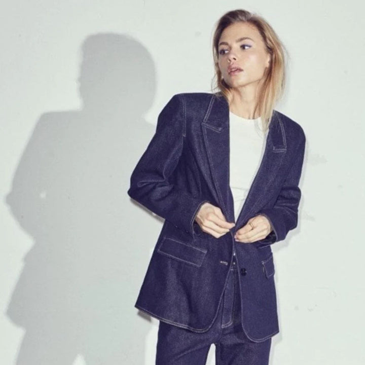 Duncan Denim Blazer - Dark Denim